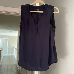 Ann Taylor LOFT sleeveless v-neck blouse